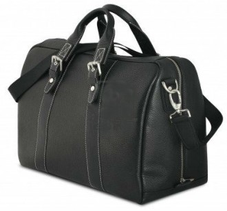 Leather travel bag