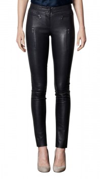 Womens leather pants are flattering