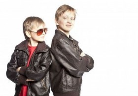 kids leather wear