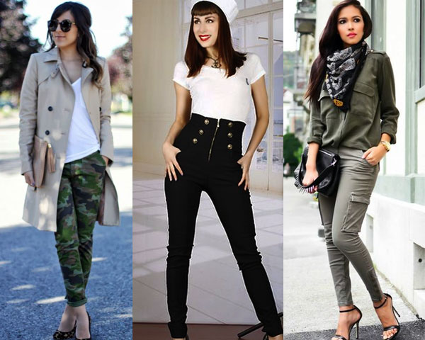 Groove in Trendy Military Inspired Fashion this Season | LeatherFads