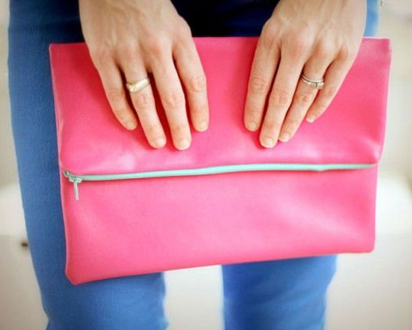 leather clutch